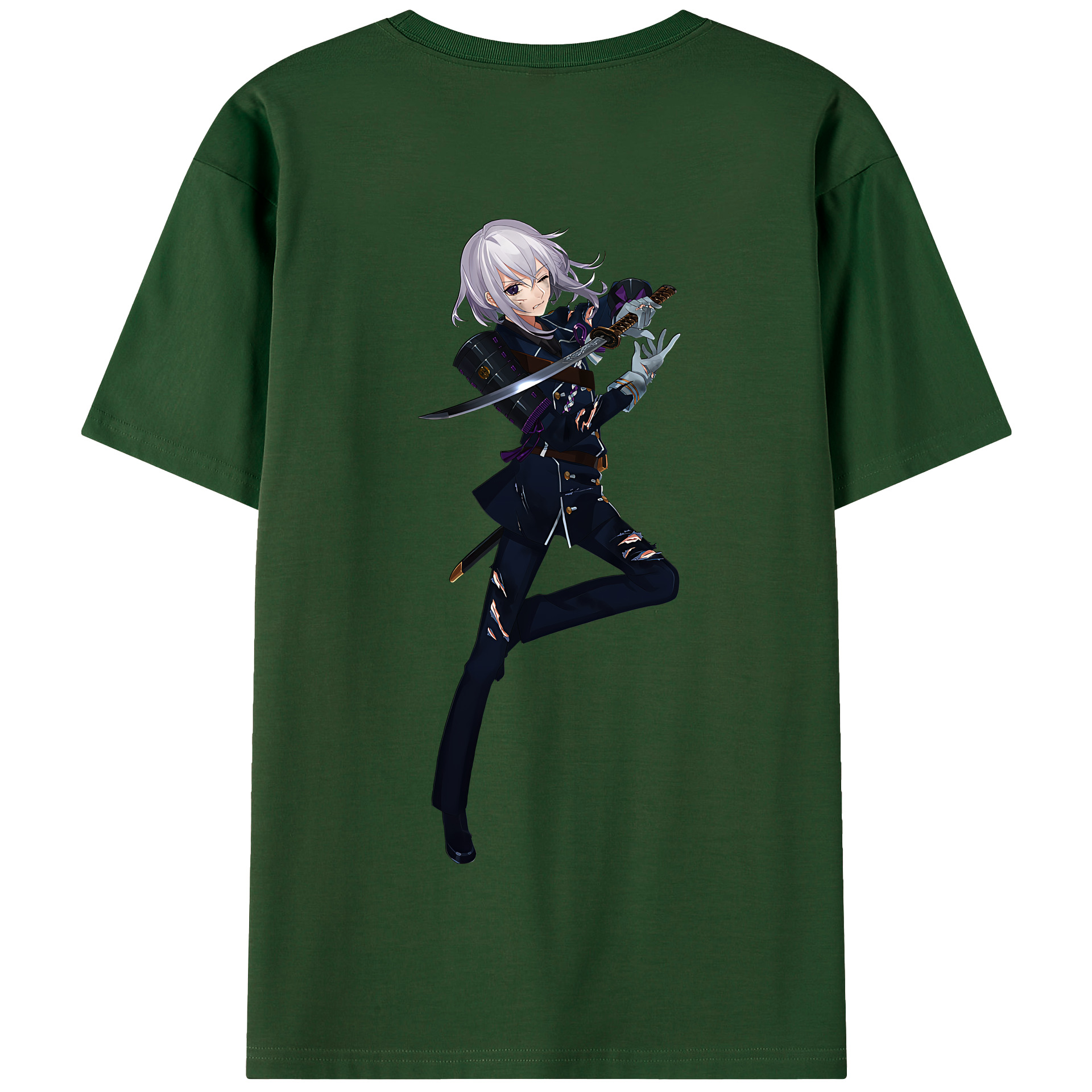 （画像用） 刀剣乱舞 Touken Ranbu 綿100％半袖Tシャツ（背面プリント）